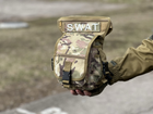 Тактична поясна сумка Swat Tactic з кріпленням на стегнах Multicam (300-multic) - зображення 9