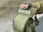 Тактична поясна сумка Swat Tactic з кріпленням на стегнах Olive (300-olive) - зображення 8