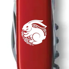 Ніж Victorinox Spartan Zodiac Red "Щасливий Кролик" White (1.3603_Z2160u) - изображение 3
