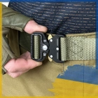 Тактический брючной ремень Tactic военный ремень с пряжкой Olive (810-olive) - изображение 1