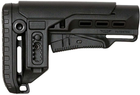Приклад DLG Tactical TBS PCP Mil-Spec с регулируемой щекой Черный (Z3.5.23.001) - изображение 2