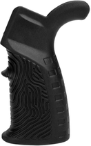 Пистолетная рукоятка DLG Tactical DLG-123 для AR-15 полимер обрезиненная Черная (Z3.5.23.022) - изображение 4