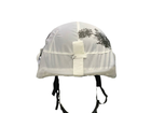 Кавер (чехол) для баллистического шлема (каски) MICH зима (клякса) - изображение 3