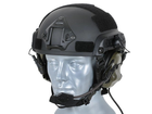 Навушники активні тактичні на шолом EARMOR M32H ОЛИВА - изображение 4