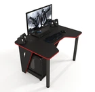 Геймерский игровой стол ZEUS IVAR-1400 красный