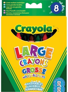 Воскові палички крейди Crayola великі змивні 8 шт. (52-3282)