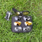 Тактические очки C5, черные, 4 линзы - изображение 4