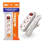 Подовжувач SVITTEX 5м 3 розетки з вимикачем