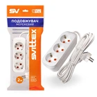 Удлинитель SVITTEX 2м 3 розетки с заземлением