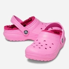 Дитячі крокси для дівчинки утеплені Crocs Classic 207010-6SW 32-33 Рожеві (191448894518) - зображення 4