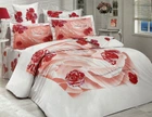 Комплект постельного белья Le Vele Valentine Classic series сатин 220-200 см розовый