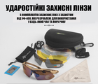 Защитные очки тактические с поляризацией- RockBros -5 комплектов линз-Койот - изображение 3
