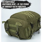 Рюкзак тактический на 40 литров штурмовой военный с системой molle Олива - изображение 4