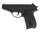 Пистолет металлический на пульках 6 мм игровой черный игровой - изображение 4