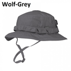 Тактична панама Pentagon JUNGLE HAT K13014 58, Wolf-Grey (Сірий) - зображення 1
