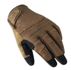 Перчатки полнопалые с защитой на липучке FQTACMI005 Песочный М (Kali) - изображение 4