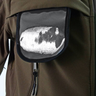 Армейская мужская куртка с капюшоном Soft Shell Оливковый S (Kali) - изображение 3
