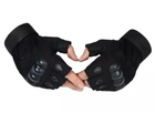 Беспалые перчатки походные армейские защитные охотничьи Черный L (Kali) - изображение 3