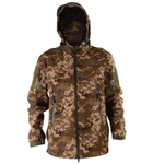 Армійська куртка з капюшоном Soft Shell Піксель L (Kali) - зображення 1