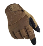 Перчатки полнопалые с защитой на липучке FQTACMI005 Песочный L (Kali) - изображение 4