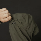 Универсальный мужской костюм водонепроницаемый ветрозащищенный Softshell Gen.II куртка и штаны оливковые утепленные с микро флисовой подкладкой L (Kali) - изображение 6