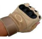Беспалые перчатки походные армейские защитные охотничьи Песочный XL (Kali) - изображение 4