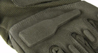 Захисні рукавиці FQ16S003 повнопалі перчатки з оболонкою для кісточок рук повітропроникні регулювання манжетів на липучці оливкові L (Kali) - зображення 7