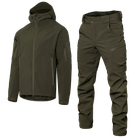 Універсальний чоловічий костюм куртка і штани вітро- і водонепроникний комплект Softshell Gen.II польовий повсякденний утеплений із мікрофлісом XL (Kali) - зображення 1