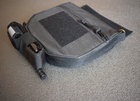 Напашник сумка, паховий підсумок тактичний утилітарний з кріпленням до плитоноски на велкро Чорний - зображення 3