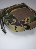 Напашник сумка, паховый подсумок тактический утилитарный с креплением к плитоноске на велкро Мультикам - изображение 5