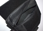 Напашник сумка, паховый подсумок тактический утилитарный с креплением к плитоноске на велкро Черный - изображение 7