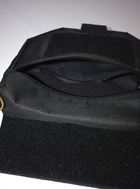 Напашник сумка, паховий підсумок тактичний утилітарний з кріпленням до плитоноски на велкро Чорний - зображення 8