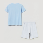 Піжама дитяча (футболка + шорти) OVS 1791392 146 см Blue/Grey (8057274933987) - зображення 2