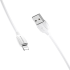 Кабель USB-Lightning для зарядки iPhone та iPad 1m. Borofone BX19LW