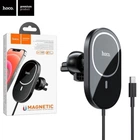 Тримач HOCO Powerful magnetic wireless charging car holder CA90 15Вт black