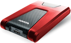 Жорсткий диск ADATA DashDrive Durable HD650 1TB AHD650-1TU31-CRD 2.5" USB 3.1 External Red - зображення 4