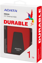 Жорсткий диск ADATA DashDrive Durable HD650 1TB AHD650-1TU31-CRD 2.5" USB 3.1 External Red - зображення 7