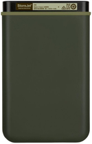 Жорсткий диск Transcend StoreJet 25M3G 2TB TS2TSJ25M3G 2.5" USB 3.1 Gen1 External Military Green - зображення 4