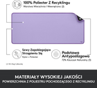 Podkładka pod mysz Logitech Desk Mat Studio Series Lavender (956-000054) - obraz 4