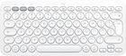 Klawiatura bezprzewodowa Logitech K380 for Mac Multi-Device Bluetooth Keyboard Offwhite (920-010407)