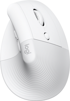 Миша Logitech Lift for Mac Vertical Ergonomic Mouse Off White (910-006477) - зображення 1