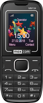 Telefon komórkowy Maxcom MM134 Czarny (bez ładowarki) - obraz 1