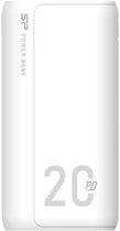 Powerbank Silicon Power QS15 20000 mAh White (SP20KMAPBKQS150W) - obraz 1