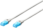 Patchcord Digitus CAT5e UTP 2m AWG 45133 CCA PVC Biały (DK-1512-020/WH)