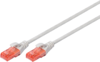 Патч-корд Digitus CAT6 UTP 2 м AWG 45133 CCA PVC Сірий (DK-1612-020)