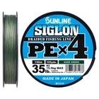 Шнур Sunline Siglon PE н4 150m 2.0/0.242mm 35lb/15.5kg Dark Green (1658.09.23)