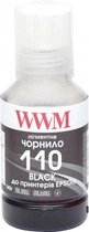 Чернила WWM 110 для Epson M1100/M1120/M2170/M3170 (Black Pigment) 140ml (E110BP)
