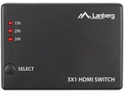 Rozdzielacz Lanberg HDMI 1x3 V2.0, 3D, 4K (SWV-HDMI-0003) - obraz 3