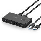 Комутатор Ugreen 2 In 4 Out USB 3.0 Switch Box 1.5 М Black (30768)