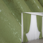 Комплект готових штор VR-Textil Льон мармур Колекція Pavliani 270х150 см Колір Хакі х 2 шт (33-0010) - зображення 8